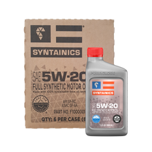 Load image into Gallery viewer, 5W-20 SYNTAINICS Motor Oil, 6-QT Pack