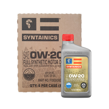 Load image into Gallery viewer, 0W-20 SYNTAINICS Motor Oil, 6-QT Pack
